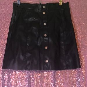 H&M skater button skirt